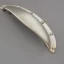 Metal furniture handle, matt nickel
