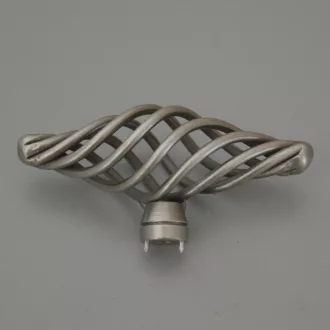 Rustikaler Stil antiker schwarzer Metallmöbelknopf