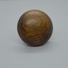 Massivholz-Möbelknopf aus gebeizter Eiche