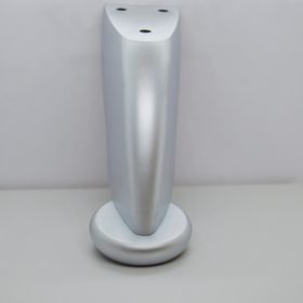Möbelfüße satin  chromt 90 mm