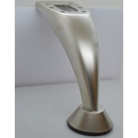 Möbelfüße matt nikkel 120 mm