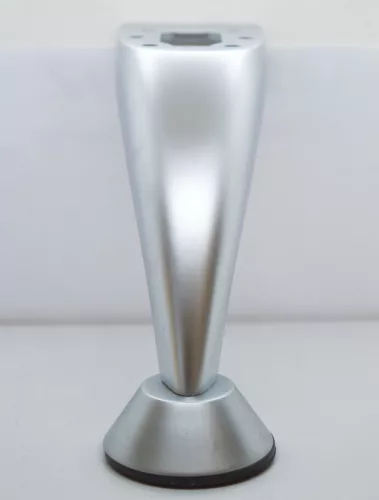 Möbelfüße satin  chromt 120 mm