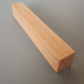   Massivholz-Möbelgriffe, Buche geölt, Bohrungsgröße 64 - 96 - 128 mm