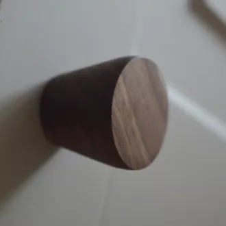 Möbelknauf aus Holz, Walnut geölt