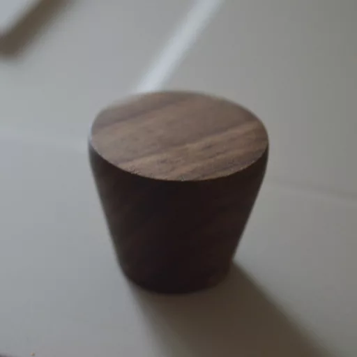 Möbelknauf aus Holz, Walnut geölt