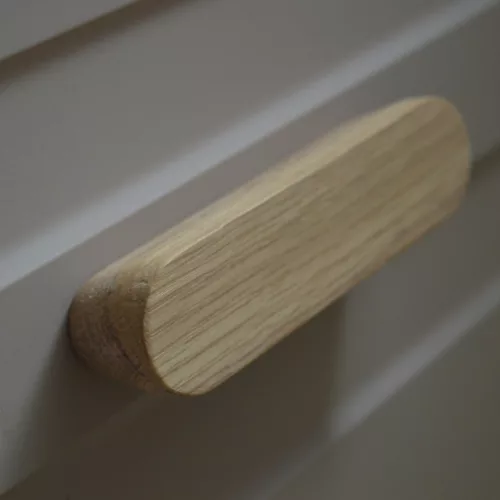 OSLO_F_128, Holzgriff, mit Bleichöl behandeltes Eichenholz, Lochabstand 128 mm