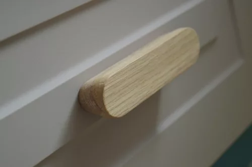 OSLO_F_128, Holzgriff, mit Bleichöl behandeltes Eichenholz, Lochabstand 128 mm