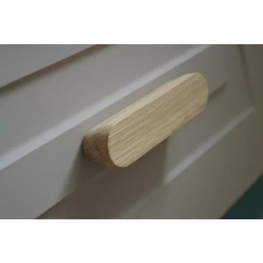 OSLO_F_160 , Holzgriff, mit Bleichöl behandeltes Eichenholz, Lochabstand 160 mm
