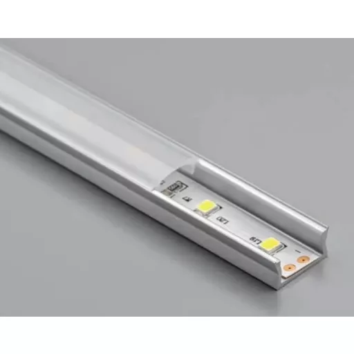 GLAXMNK LED Profil, 2 méter, csavarozható, fekete szín