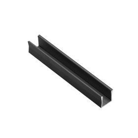 GLAXMNKW Led profil, csavarozható, matt fekete, 2fm