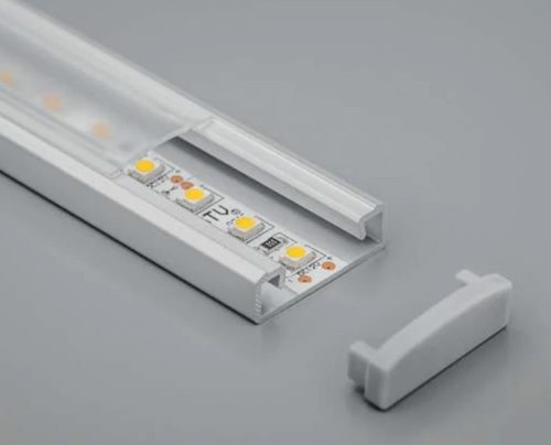 LED profil, csavarozható, 2fm, Alu szín