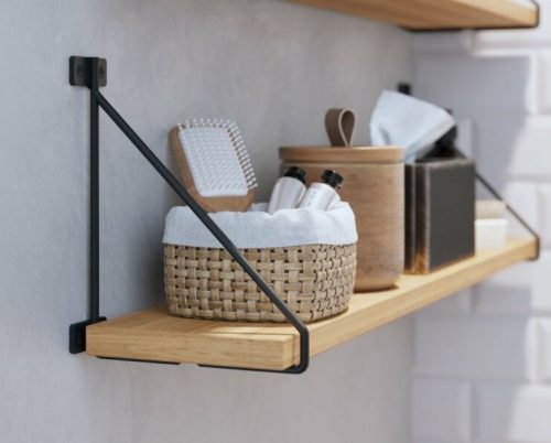 BAR Regalhalter, 20 x 17 cm, mattschwarz