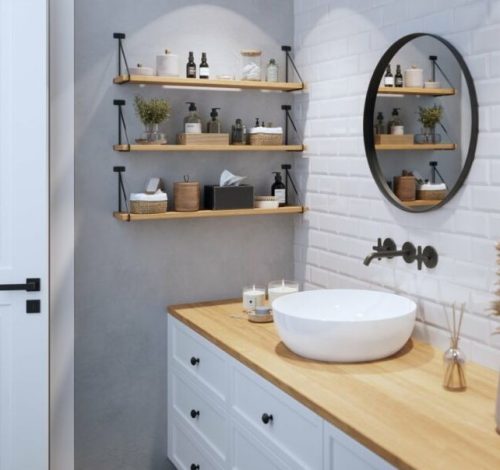 BAR Regalhalter, 20 x 17 cm, mattschwarz