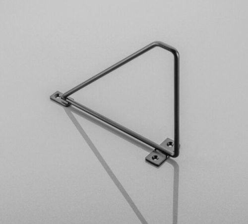 BAR Regalhalter, 20 x 17 cm, mattschwarz