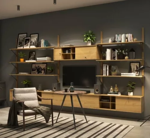 GALA Polctartó, 25 x 22 cm, matt fekete