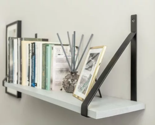 GINO Polctartó, 30 x 20 cm, matt fekete