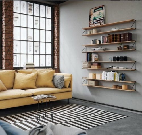 ROD Regalhalter, 21 x 17 cm, mattschwarz