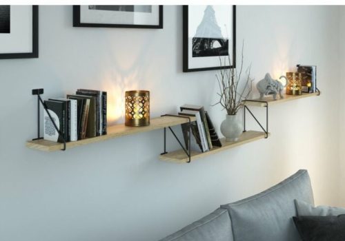 ROD Regalhalter, 21 x 17 cm, mattschwarz