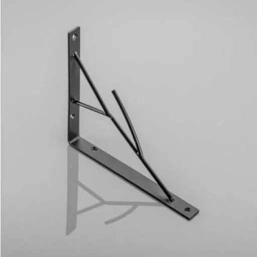 TREE Regalhalter, 20 x 17 cm, mattschwarz