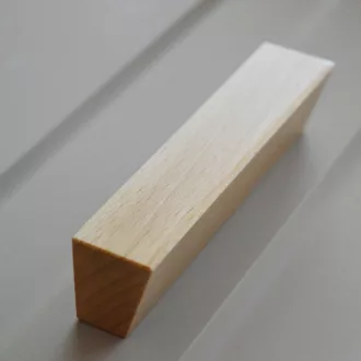   Möbelgriffe aus Holz, Buche lackiert, mit Bohrungsabstand 64-96-128 mm
