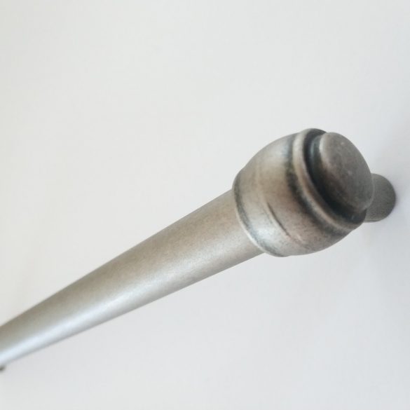 Metall-Möbelgriff, Farbe antikschwarz, Bohrung 192 mm