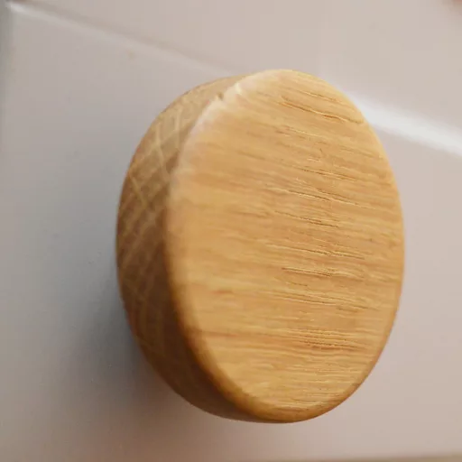 ROME  Möbelknauf aus Holz, Eiche geölt