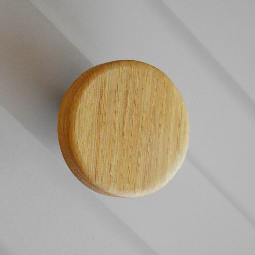 ROME, Tömörfa bútorgomb, olajozott tölgy 50 mm átmérő