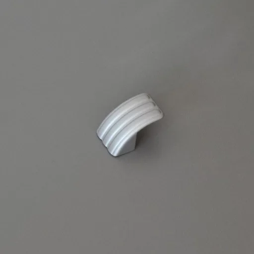 Möbelknopf aus Metall in der Farbe Chrom matt