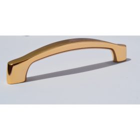   S129_MP11 Fém bútorfogantyú, arany színű, 128 mm furattávval