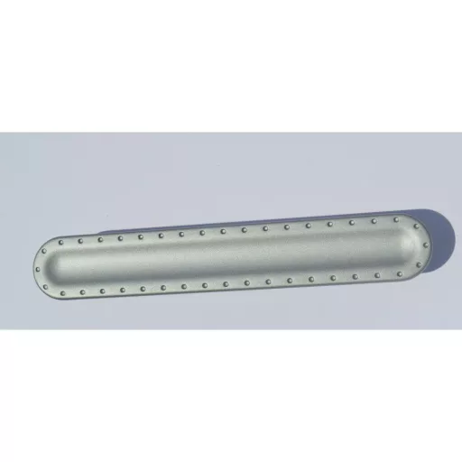 Metall-Möbelgriff in Mattchrom