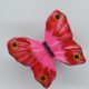 Möbelknopf aus Kunststoff, Rosa Schmetterling