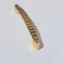 S146_MP11 Metallgriff mit geriffelter Oberfläche, goldfarben, Lochabstand 128 mm