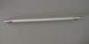 Fém bútorfogantyú, matt króm – fényes króm végekkel, 352 mm furattávval