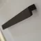 Modern, matt fekete fém, fogantyú, 288 mm furattávval