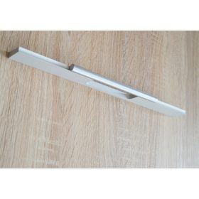   Fém bútorfogantyú, alumínium színű , 128 mm furattávval
