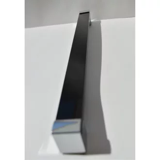   Moderner, schwarz-verchromter Möbelgriff, Bohrlochabstand 704 mm 