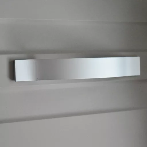 Metall-Möbelgriff, matt verchromt, mit 128 mm Lochabstand