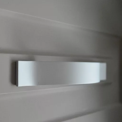 Metall-Möbelgriff, matt verchromt, mit 128 mm Lochabstand