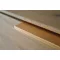 Metall-Möbelgriff, kantenmontierbar, poliert, 160 mm Bohrungsabstand