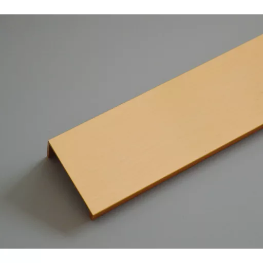 Metall-Möbelgriff, kantenmontierbar, poliert, 160 mm Bohrungsabstand