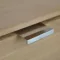 Metall-Möbelgriff, kantenmontierbar, hochglanzverchromt, 32 mm Lochabstand