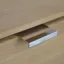 Metall-Möbelgriff, kantenmontierbar, hochglanzverchromt, 32 mm Lochabstand