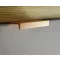 Metall-Möbelgriff, kantenmontierbar, poliert, 32 mm Bohrungsabstand