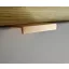 Metall-Möbelgriff, kantenmontierbar, poliert, 32 mm Bohrungsabstand