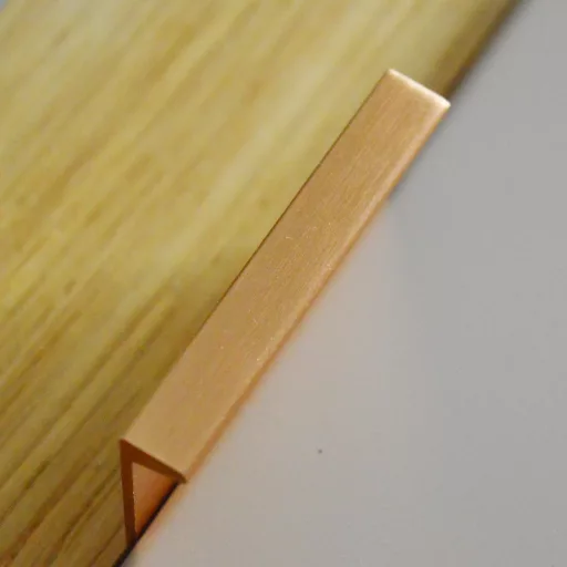 Metall-Möbelgriff, kantenmontierbar, poliert, 32 mm Bohrungsabstand