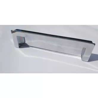   Fém bútorfogantyú, süllyesztett, fényes króm színű, 160 mm furattávval
