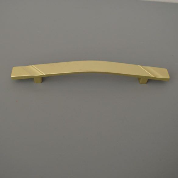 Metall-Möbelgriff, matt goldfarben, mit 128 mm BA
