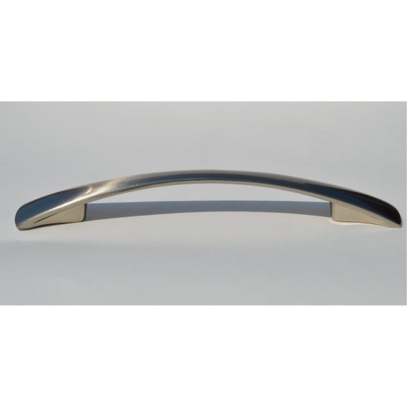 Metal furniture handle in Elox nickel colour, modern style