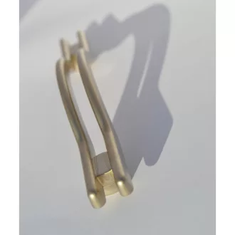   Sehr schöner, hochwertiger Möbelgriff aus Metall in der Farbe Mattnickel