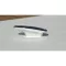 Metall-Kunststoff-Möbelgriff, chrom, schwarz, 32 mm Lochabstand